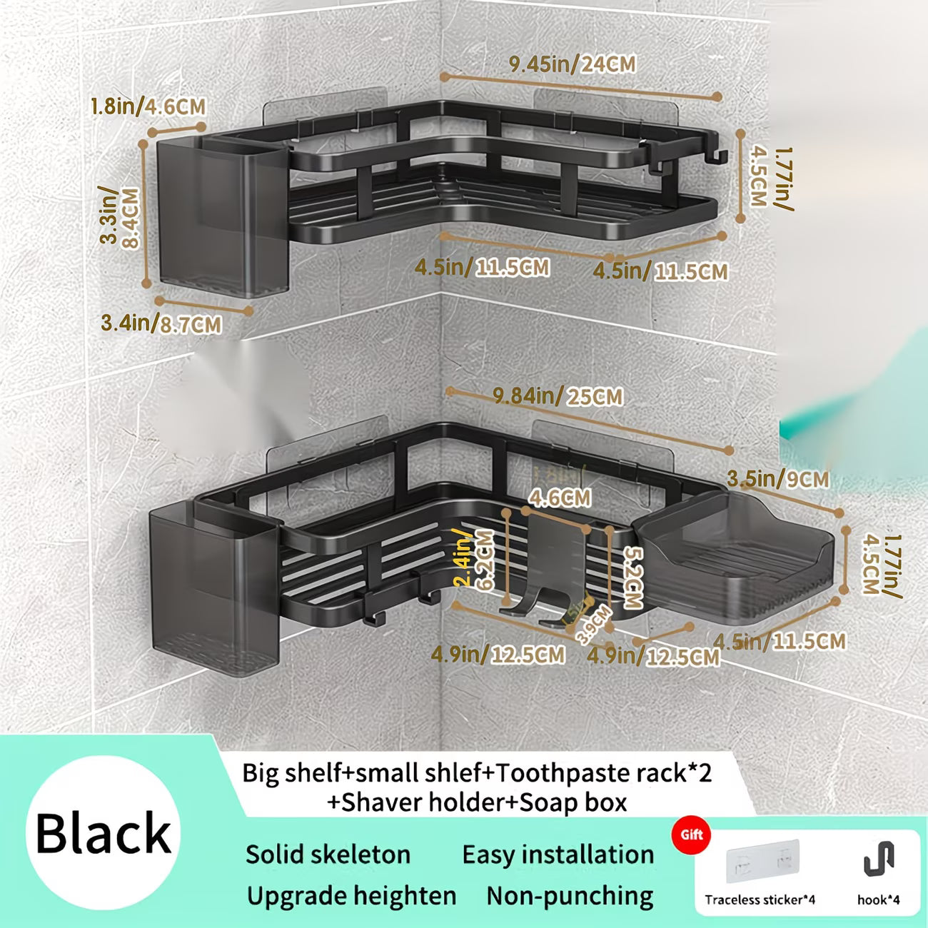 Organizador de Hierro Para Baño